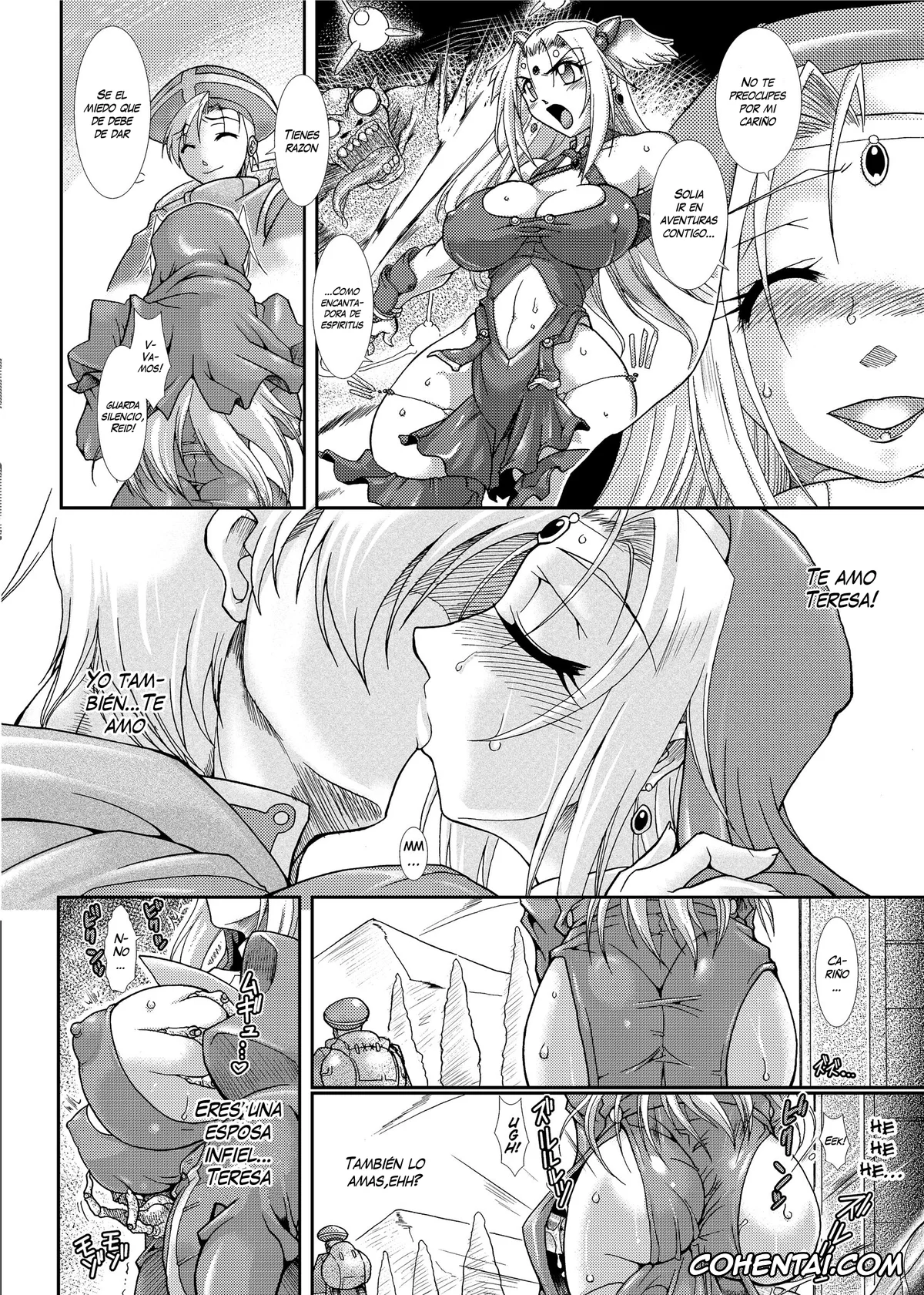 Original porno, Haitoku no Ryoshuu Tsuma Teresa – Ma ni Sasowareshi Seijo | Teresa The Unlawful Wife In Captivity ~The Saint Seduced By The Devil~ (Shokutai no Yoru Ingoku no Chigiri), pagina 2