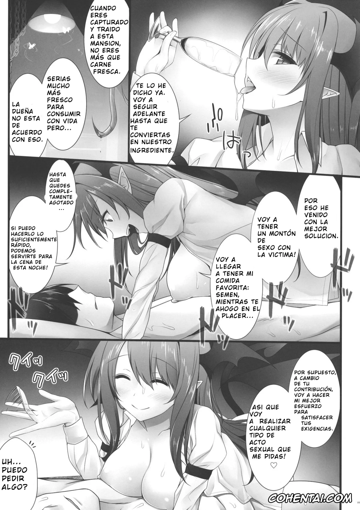 Touhou Project porno, Koakuma porno, Akuma de Ikenie! (Touhou Project), pagina 8