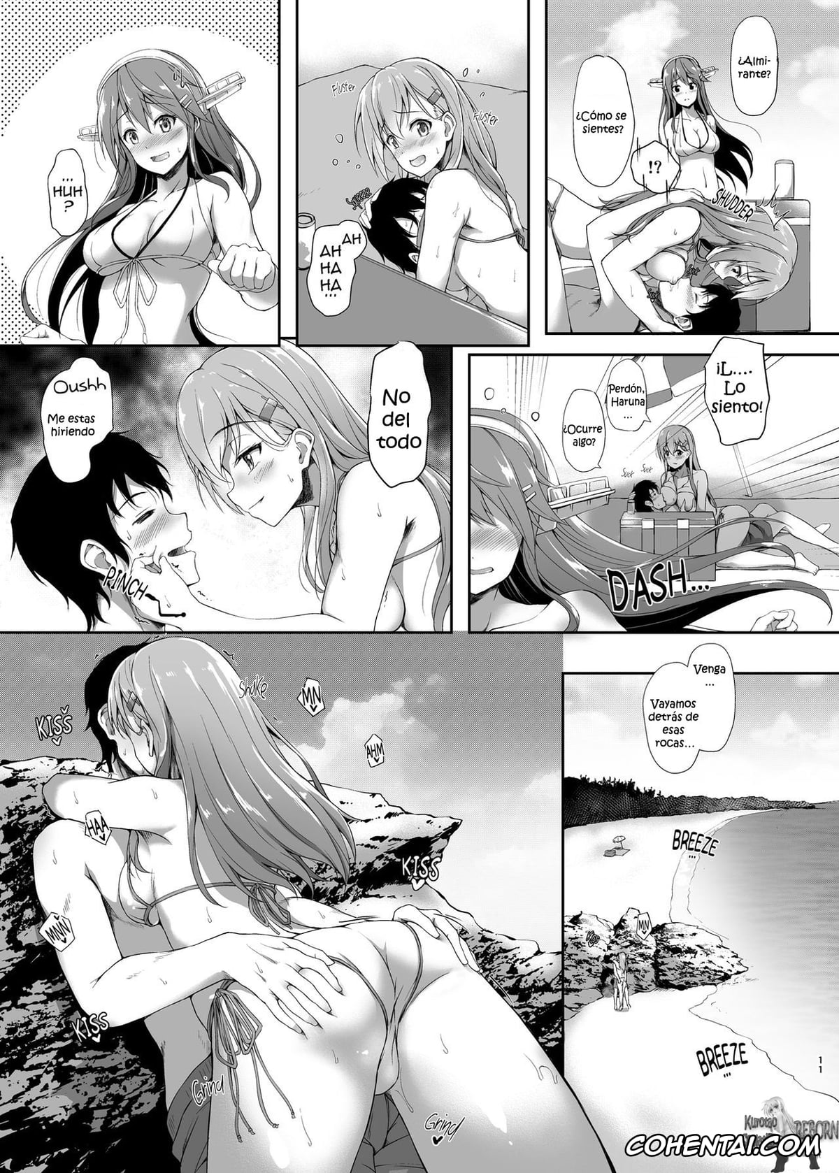 Kantai Collection -KanColle- porno, Suzuya porno, Teitoku porno, Suzuya To Natsu LOVE VACATION (Kantai Collection -KanColle-), pagina 11