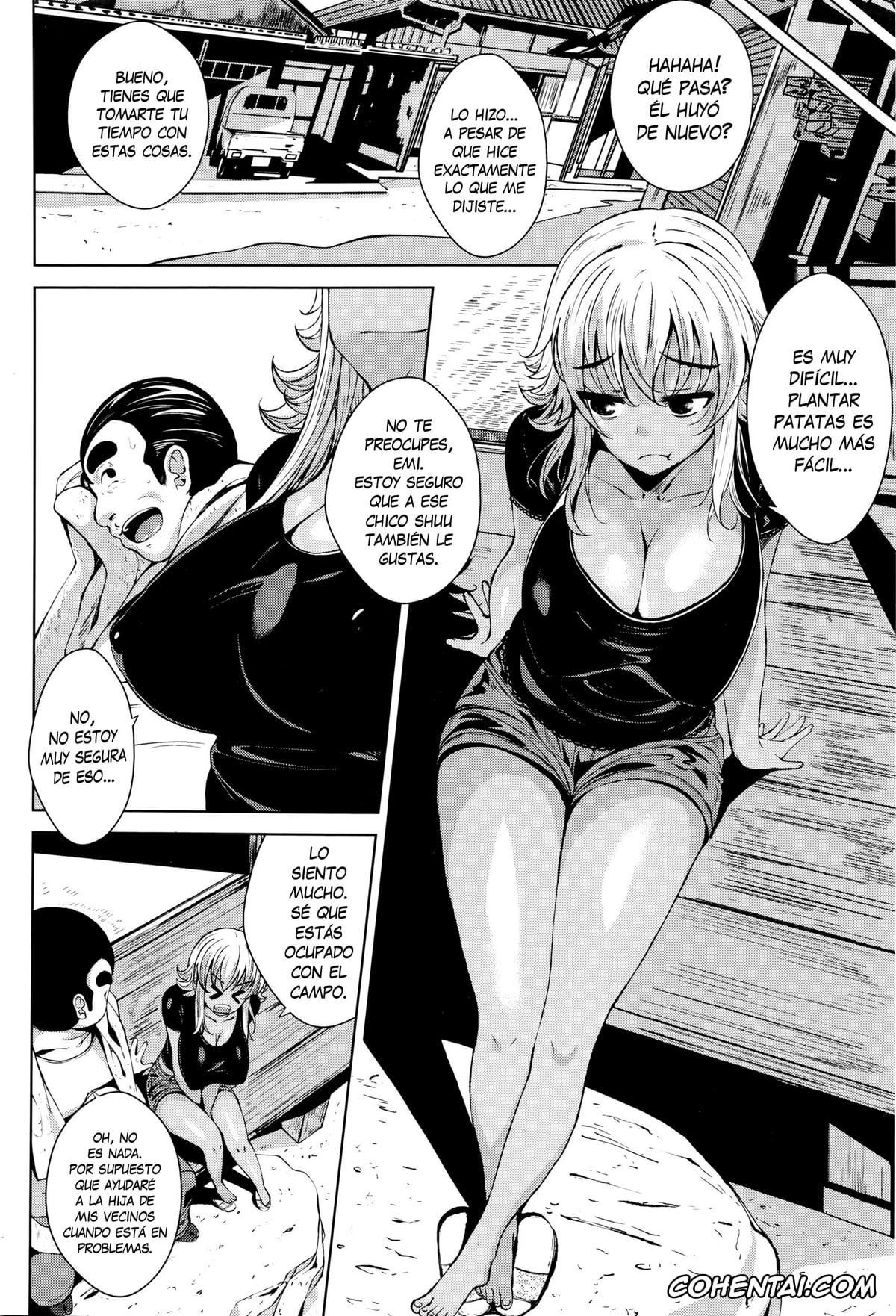 Revistas porno, COMIC Megastore Alpha porno, Hiyake Musume to Massage Oji-san (COMIC Megastore Alpha 2016-03), pagina 2