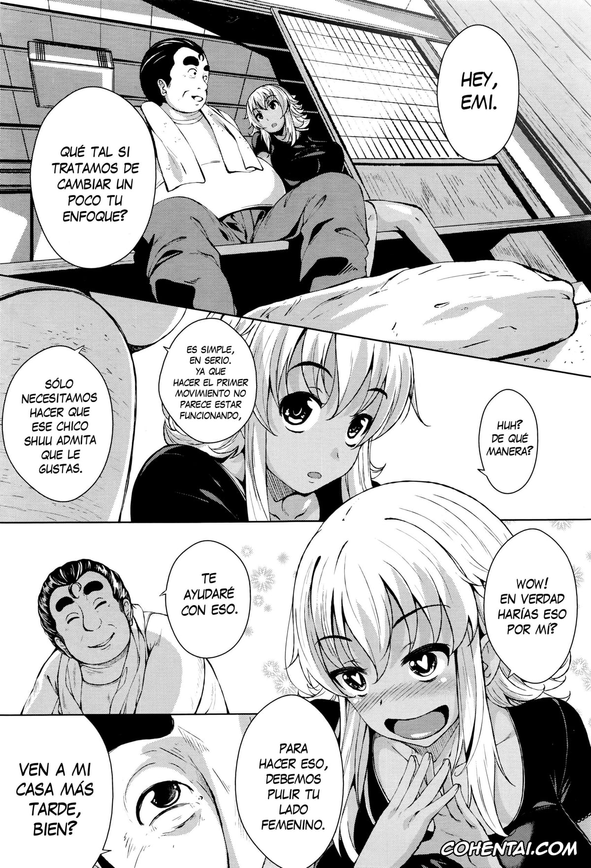 Revistas hentai, COMIC Megastore Alpha hentai, Hiyake Musume to Massage Oji-san (COMIC Megastore Alpha 2016-03), pagina 3