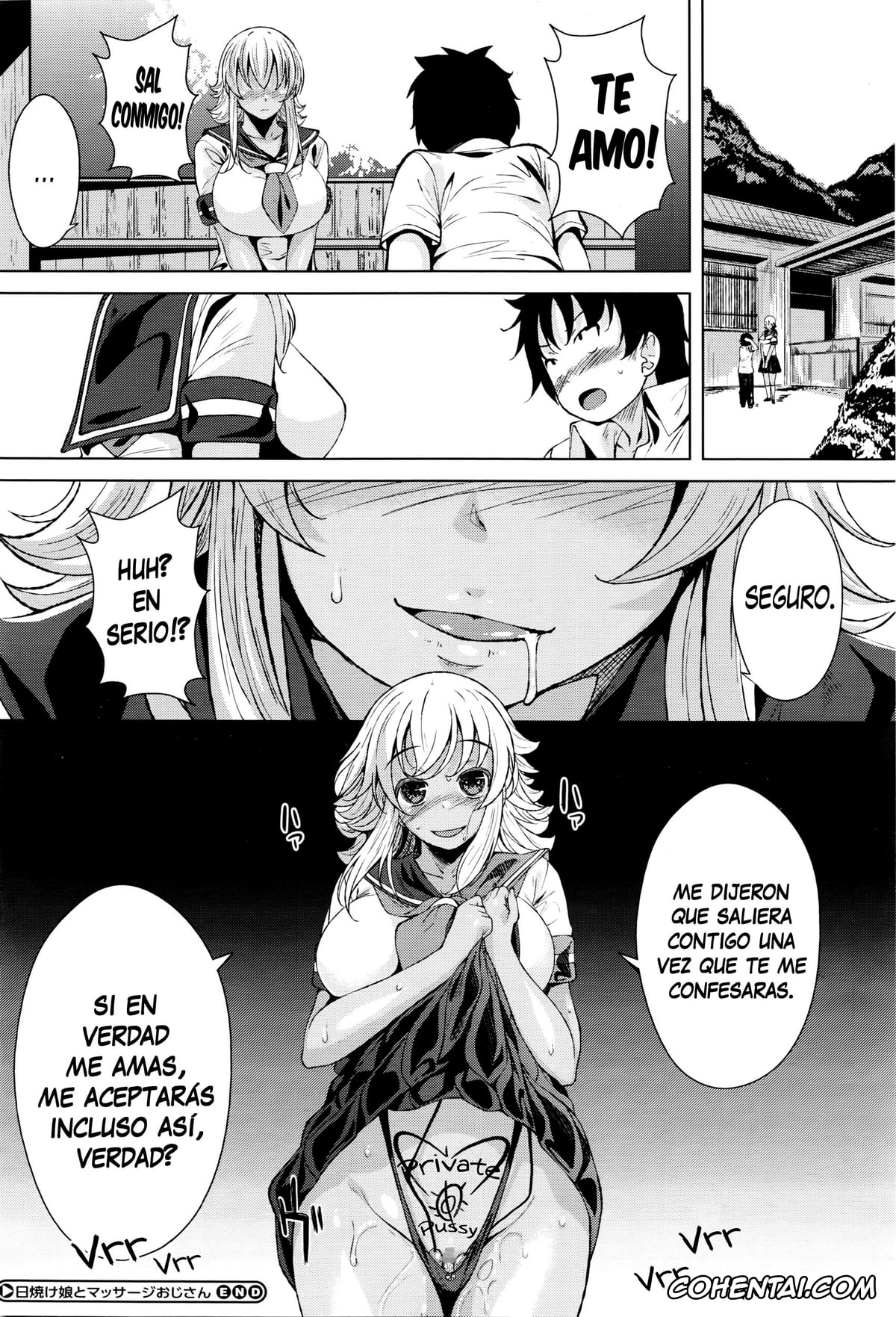 Revistas hentai, COMIC Megastore Alpha hentai, Hiyake Musume to Massage Oji-san (COMIC Megastore Alpha 2016-03), pagina 30