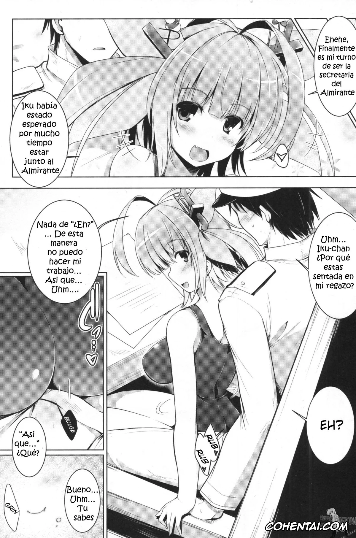Kantai Collection -KanColle- xxx, I-19 xxx, Teitoku xxx, Hishokan Iku-chan No Senzoku Seikan Massage -Kankourei 4- (Kantai Collection -KanColle-), pagina 4