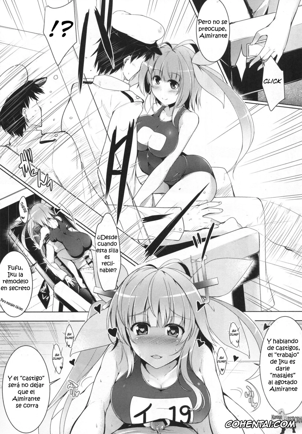 Kantai Collection -KanColle- xxx, I-19 xxx, Teitoku xxx, Hishokan Iku-chan No Senzoku Seikan Massage -Kankourei 4- (Kantai Collection -KanColle-), pagina 7