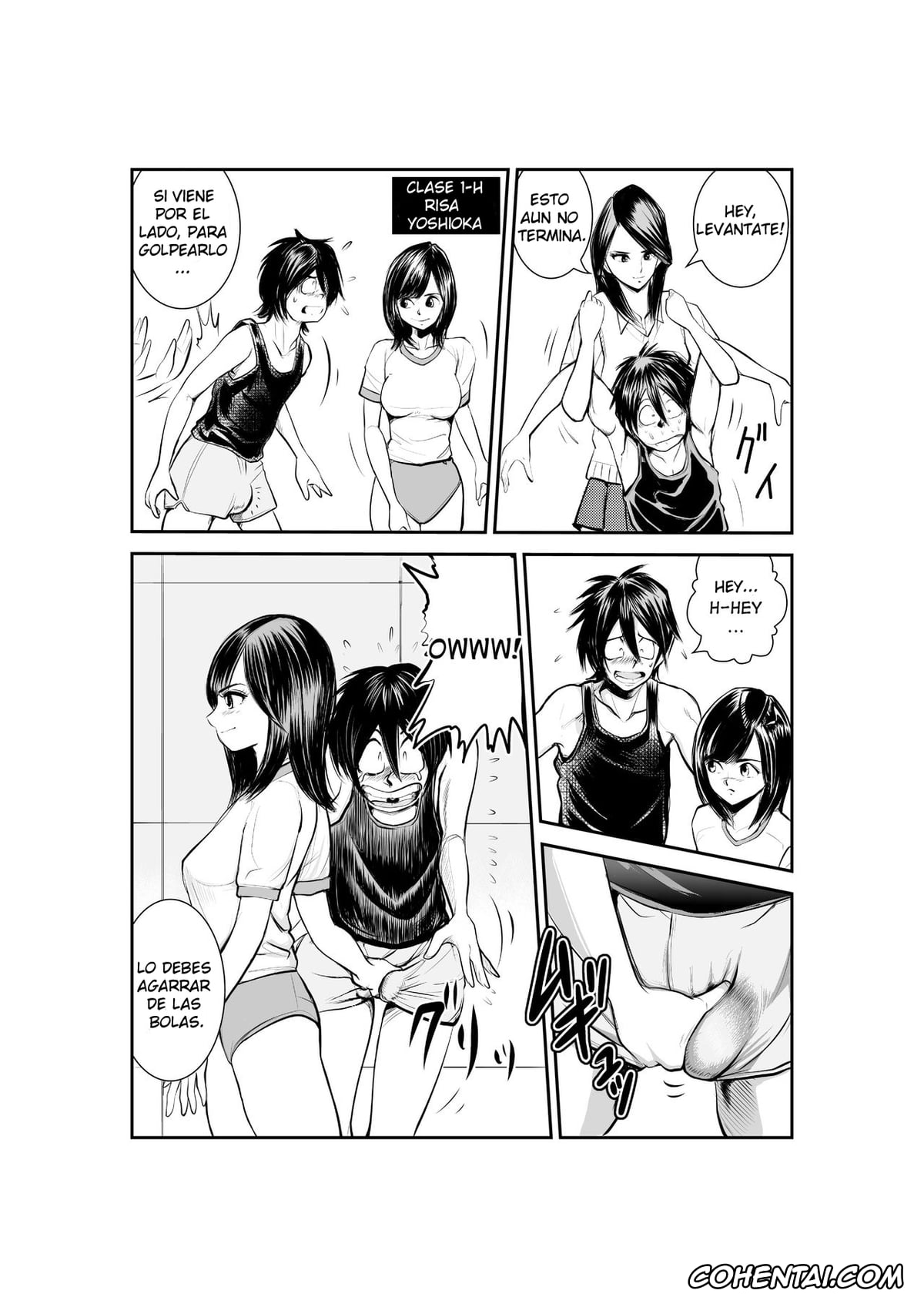 Original hentai, Monzetsu Goshin Kyoushitsu, pagina 9
