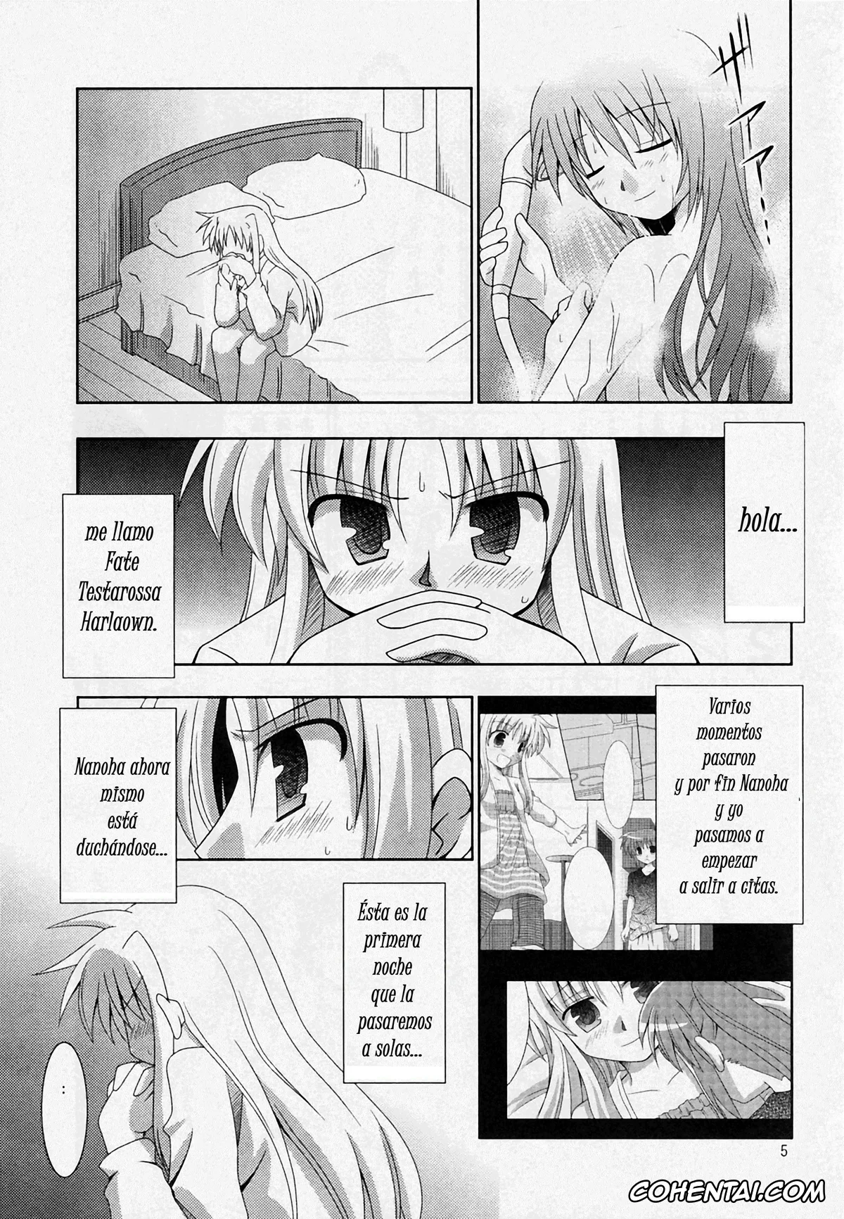 Mahou Shoujo Lyrical Nanoha | Magical Girl Lyrical Nanoha xxx, Fate Testarossa xxx, Nanoha Takamachi xxx, Yoru ga Akeru Made | Hasta el Amanecer (Mahou Shoujo Lyrical Nanoha), pagina 4