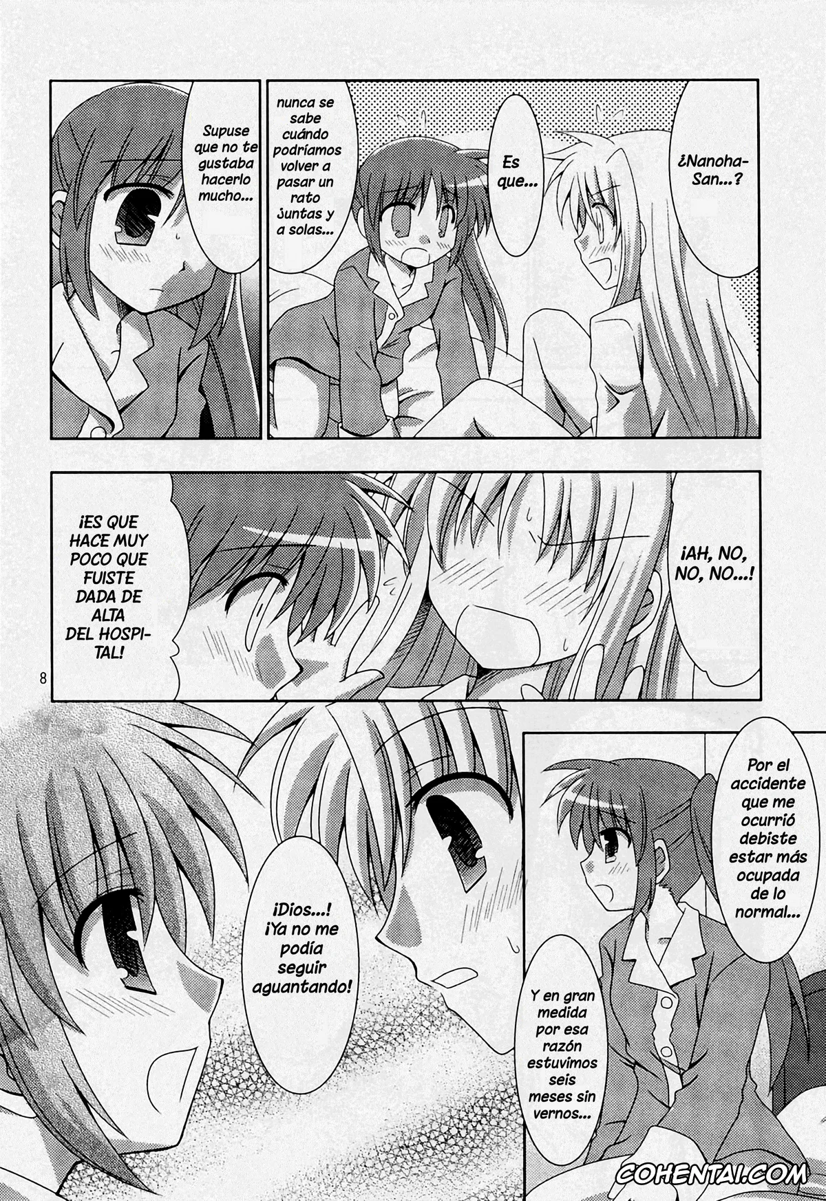 Mahou Shoujo Lyrical Nanoha | Magical Girl Lyrical Nanoha xxx, Fate Testarossa xxx, Nanoha Takamachi xxx, Yoru ga Akeru Made | Hasta el Amanecer (Mahou Shoujo Lyrical Nanoha), pagina 7