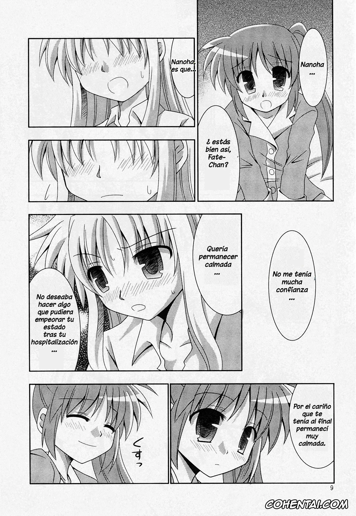 Mahou Shoujo Lyrical Nanoha | Magical Girl Lyrical Nanoha porno, Fate Testarossa porno, Nanoha Takamachi porno, Yoru ga Akeru Made | Hasta el Amanecer (Mahou Shoujo Lyrical Nanoha), pagina 8