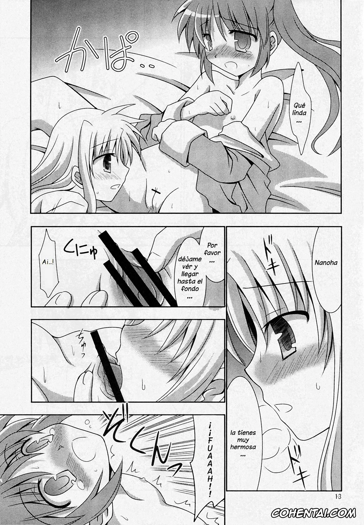 Mahou Shoujo Lyrical Nanoha | Magical Girl Lyrical Nanoha hentai, Fate Testarossa hentai, Nanoha Takamachi hentai, Yoru ga Akeru Made | Hasta el Amanecer (Mahou Shoujo Lyrical Nanoha), pagina 12