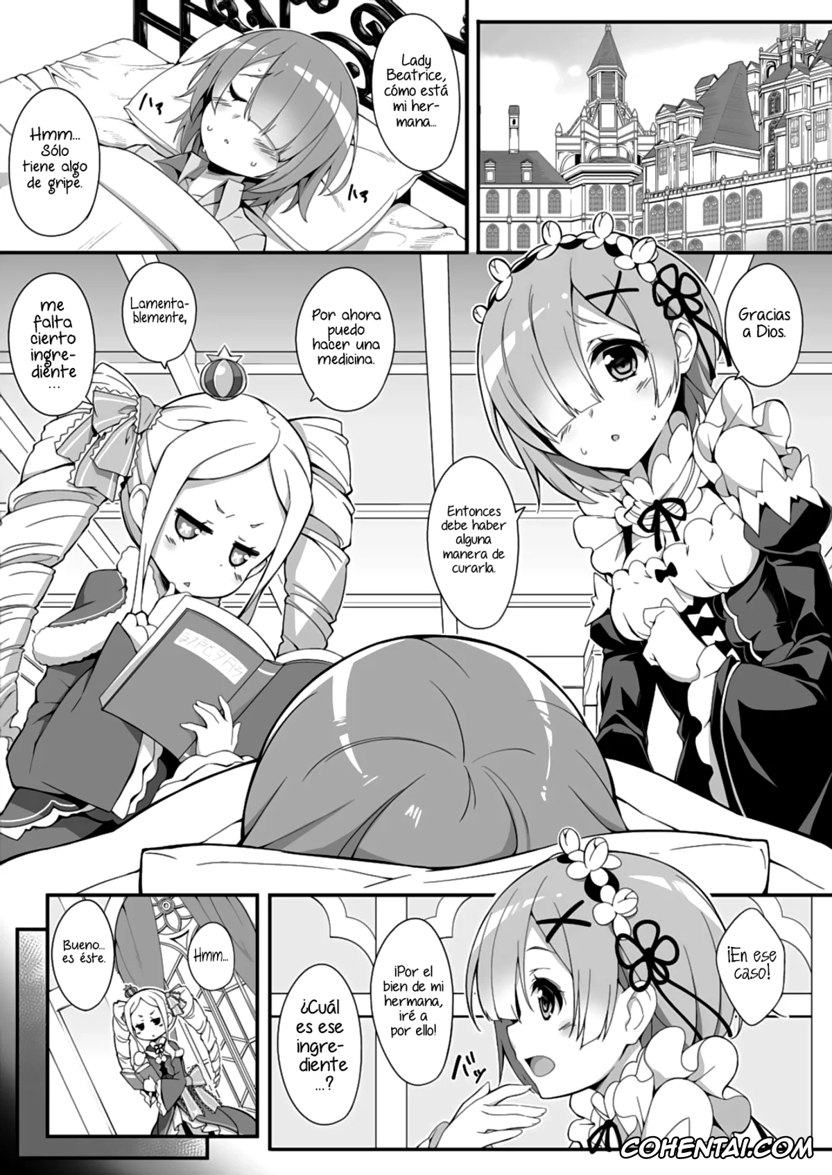 Re:Zero kara Hajimeru Isekai Seikatsu porno, Rem porno, Subaru Natsuki porno, Rem Kara Hajimeru Okusurizukuri (Re:Zero kara Hajimeru Isekai Seikatsu), pagina 5