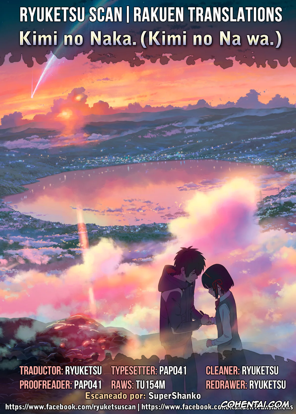 Kimi no Na wa. porno, Mitsuha Miyamizu porno, Taki Tachibana porno, Kimi no Naka – Your Manko (Kimi no Na wa.), pagina 14