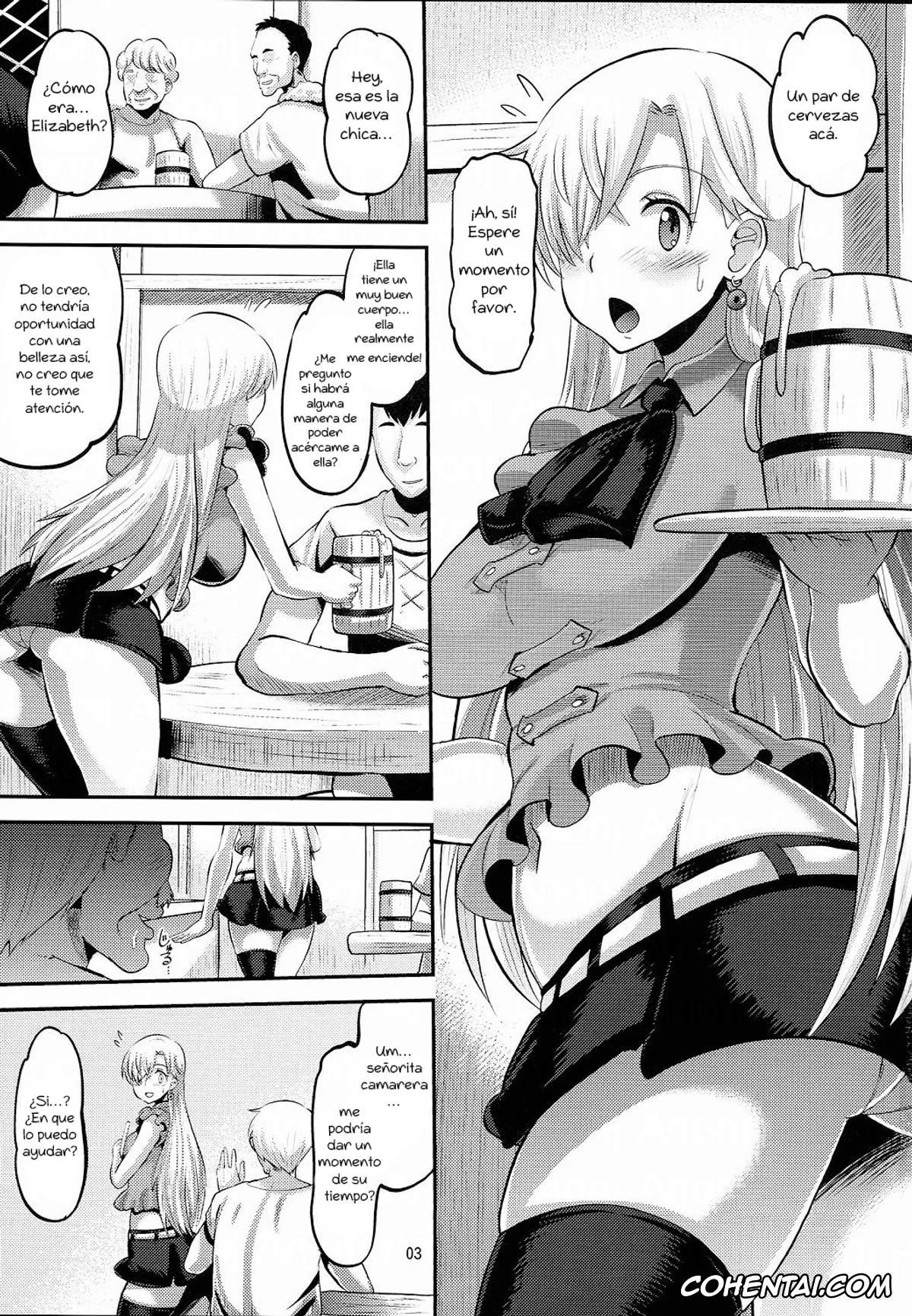 Nanatsu No Taizai | The Seven Deadly Sins porno, Moyashimon porno, Elizabeth Liones porno, Damasare Oujo Elizabeth (Nanatsu no Taizai), pagina 2