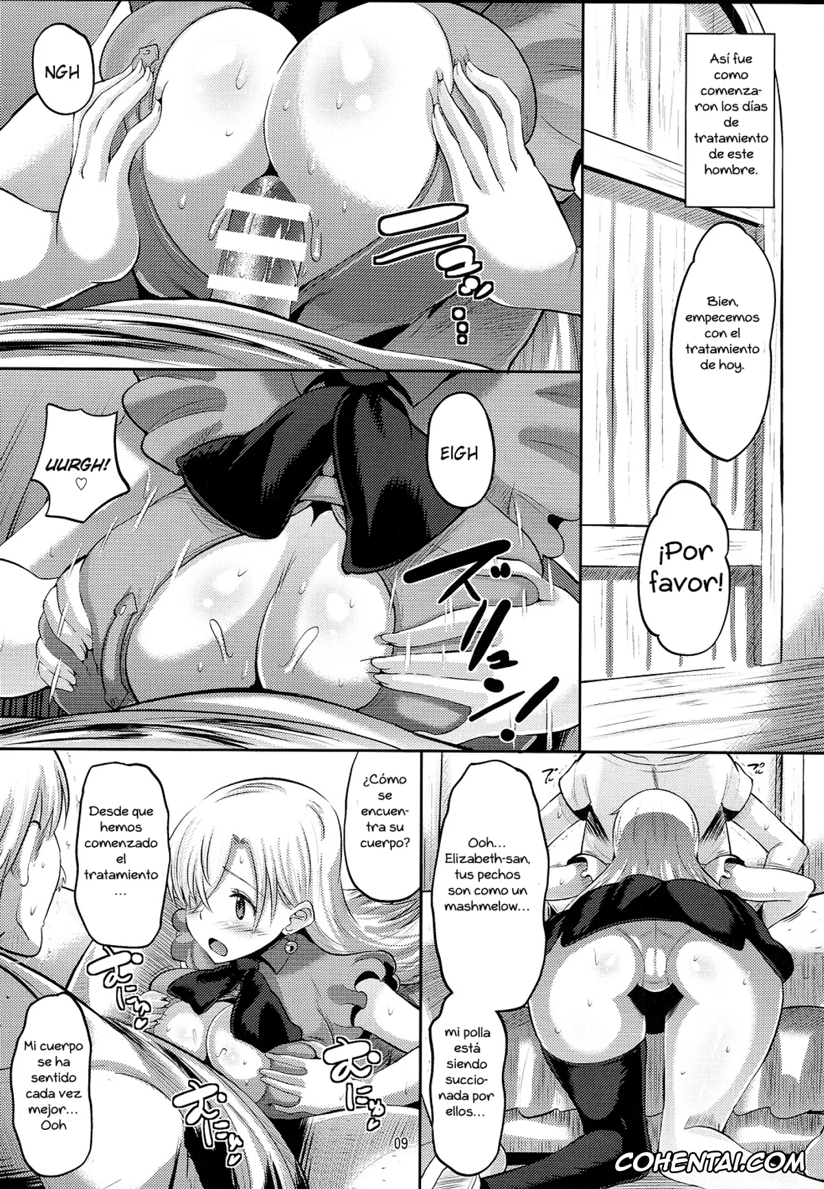 Nanatsu No Taizai | The Seven Deadly Sins porno, Moyashimon porno, Elizabeth Liones porno, Damasare Oujo Elizabeth (Nanatsu no Taizai), pagina 8