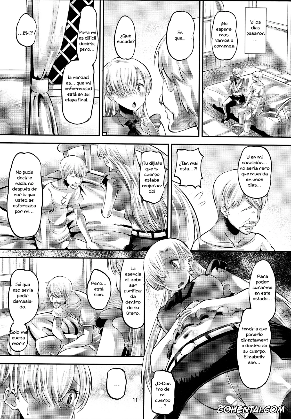 Nanatsu No Taizai | The Seven Deadly Sins xxx, Moyashimon xxx, Elizabeth Liones xxx, Damasare Oujo Elizabeth (Nanatsu no Taizai), pagina 10