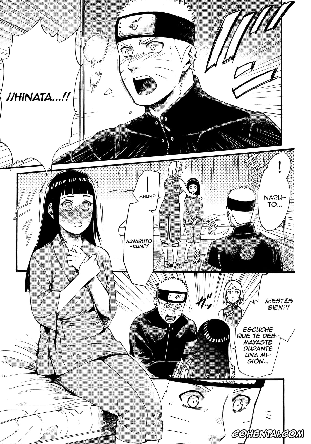 NARUTO xxx, Hinata Hyuga xxx, Naruto Uzumaki xxx, Yome ga oo ni Narimashite (Naruto), pagina 4