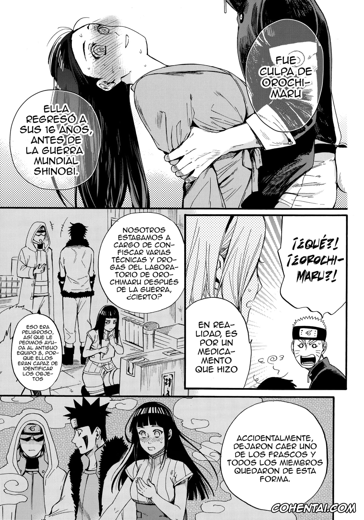 NARUTO hentai, Hinata Hyuga hentai, Naruto Uzumaki hentai, Yome ga oo ni Narimashite (Naruto), pagina 6