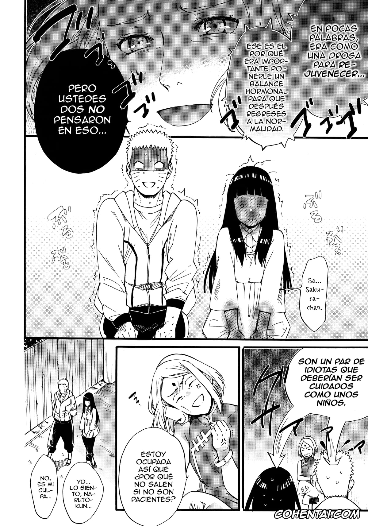 NARUTO hentai, Hinata Hyuga hentai, Naruto Uzumaki hentai, Yome ga oo ni Narimashite (Naruto), pagina 105